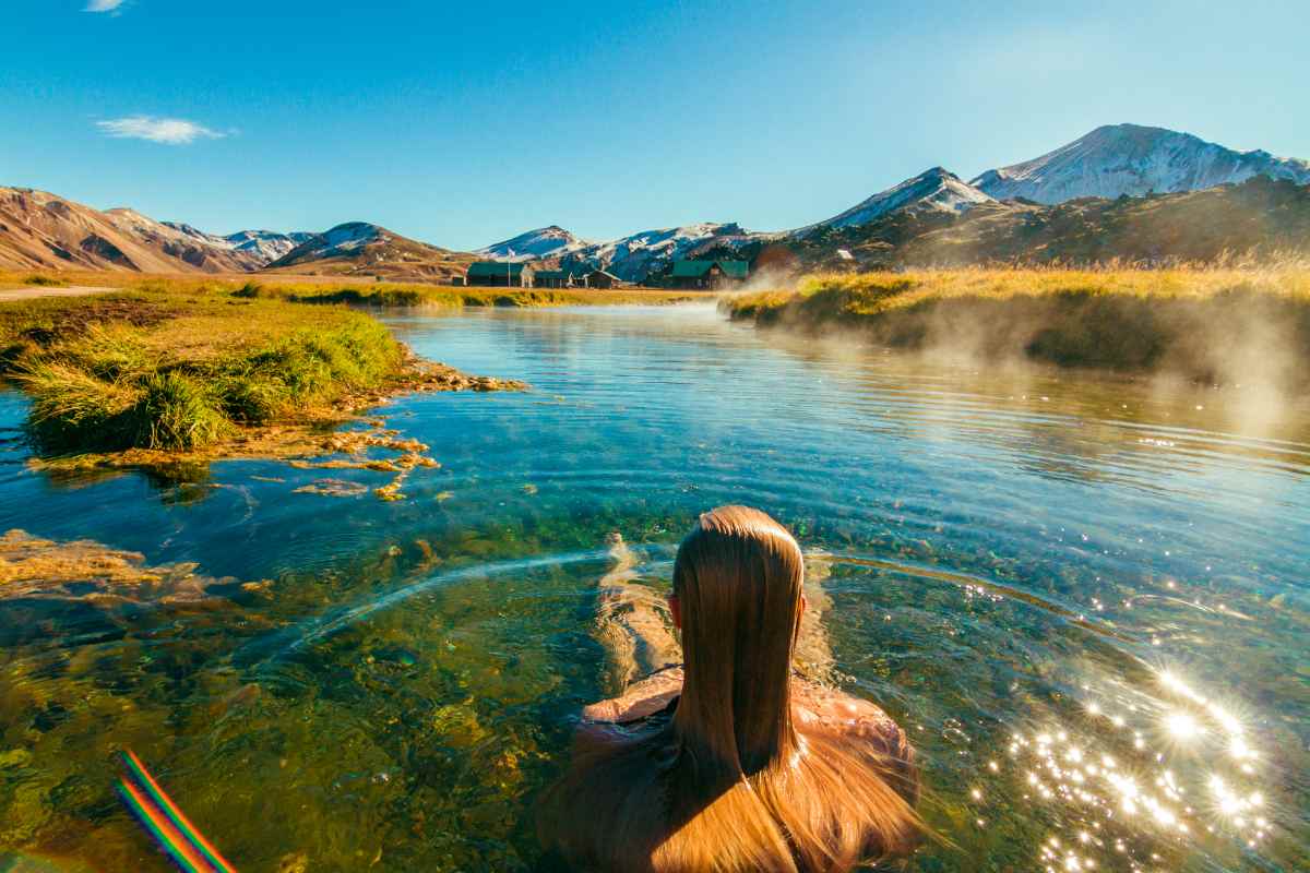 Langmannalaugar geothermal area