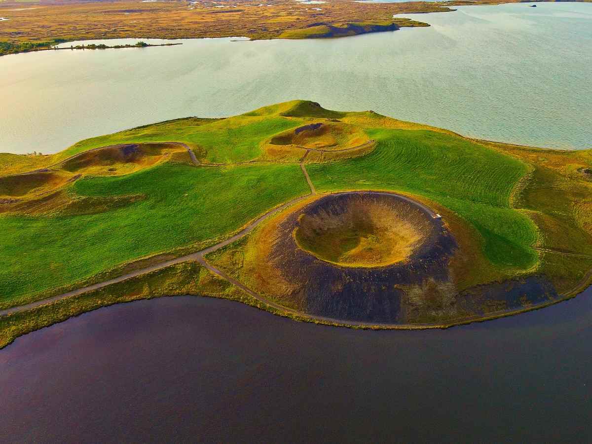 Craters at Myvatn Lake