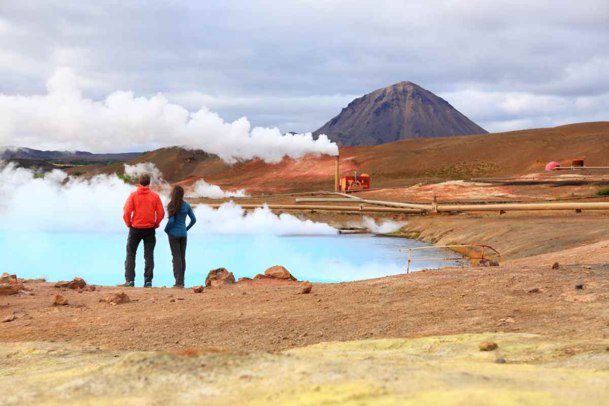 Fumaroles at Myvatn area