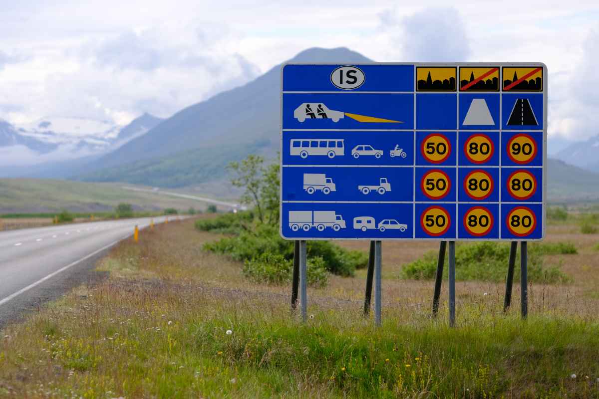 speed limits in Iceland