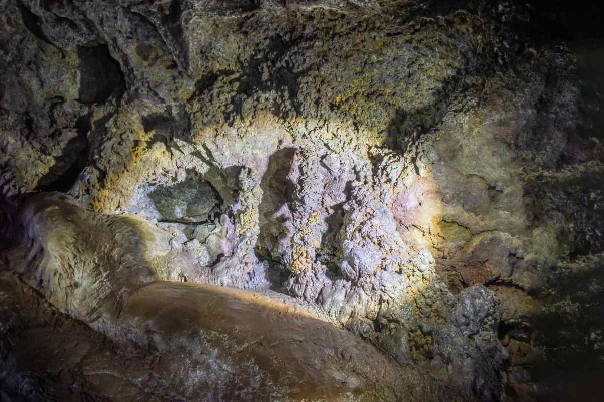 Iceland caves and lava tubes