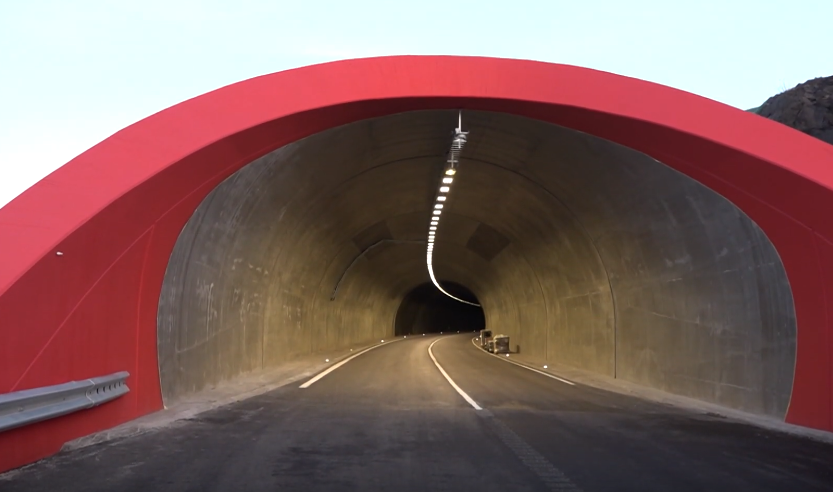 The Vaðlaheiði Tunnel in Iceland