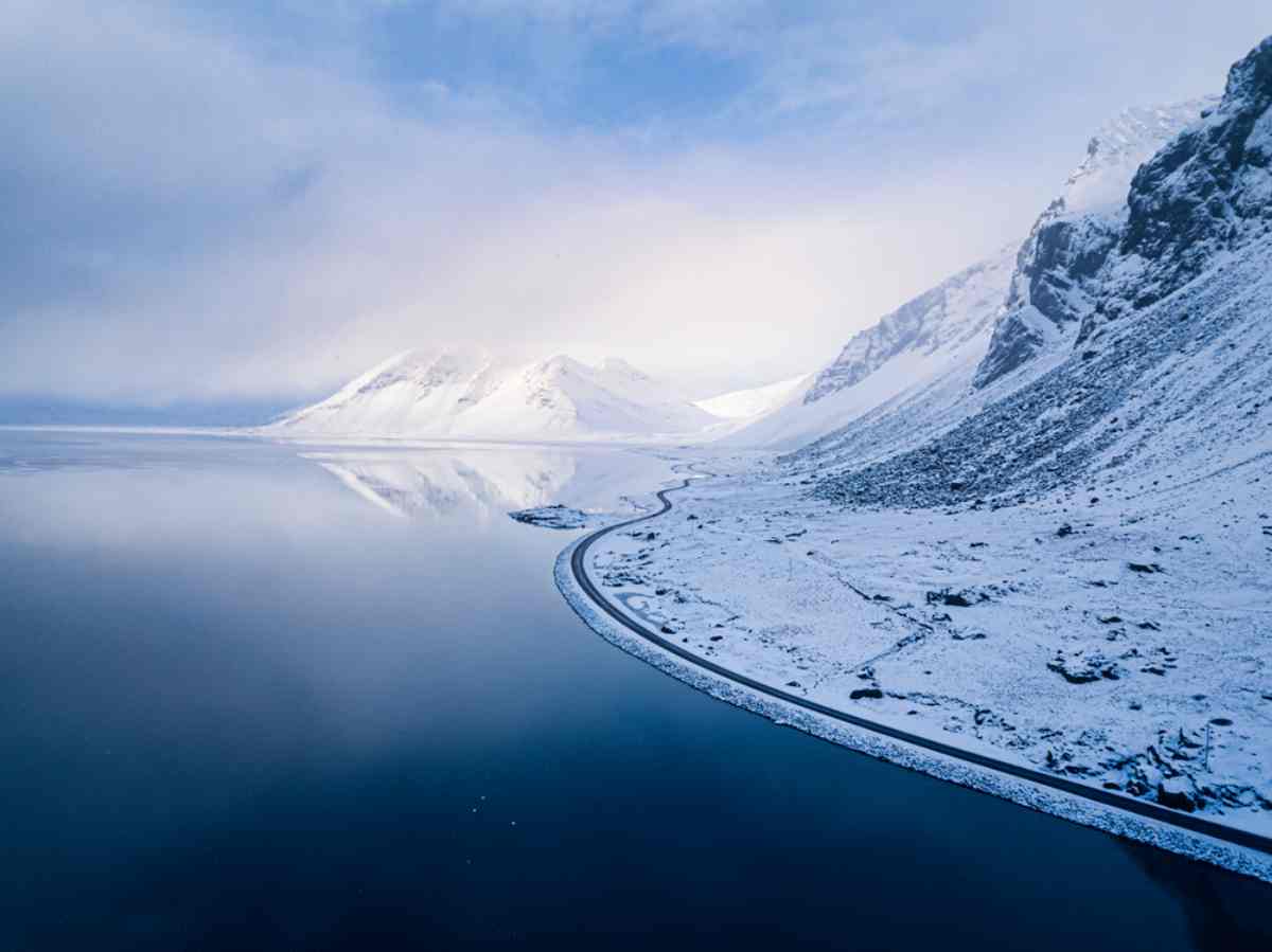 Eastfjords road, Iceland