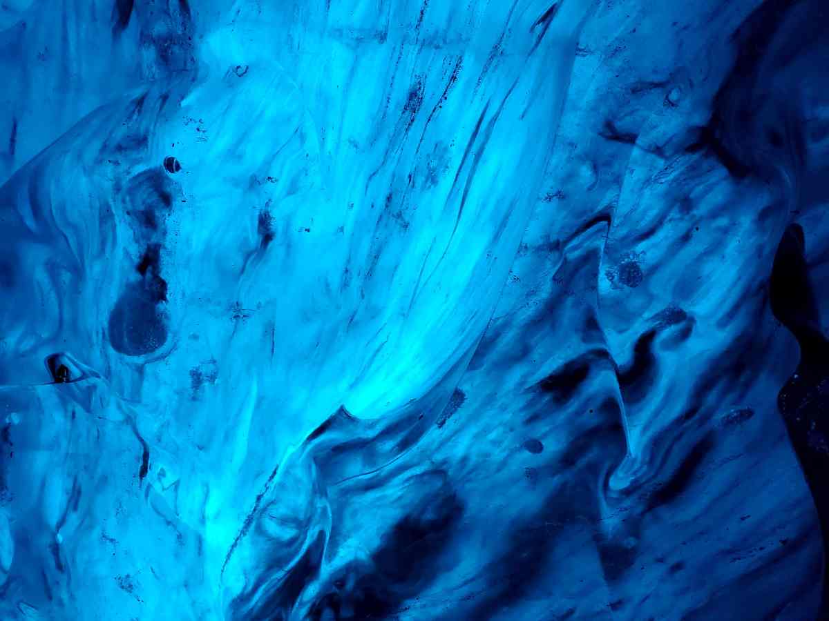 Crystal Ice cave Iceland