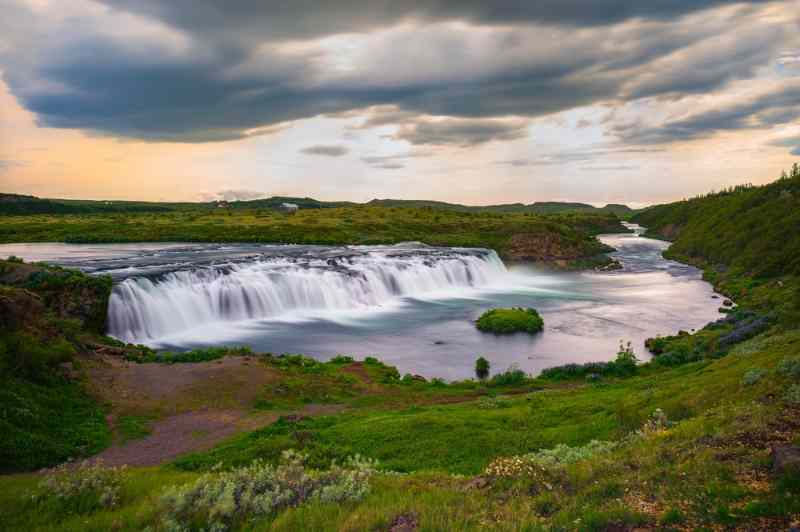 waterfalls faxafoss