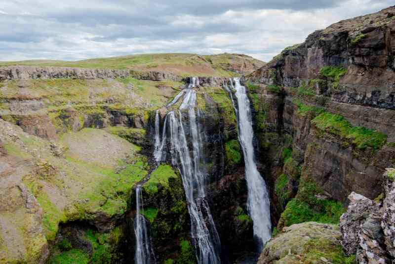 Glymur waterfall
