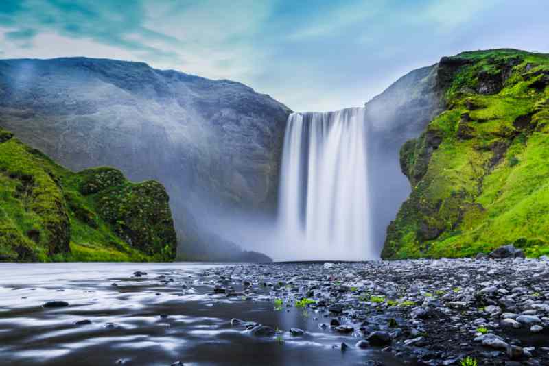 Skogafoss waterfall