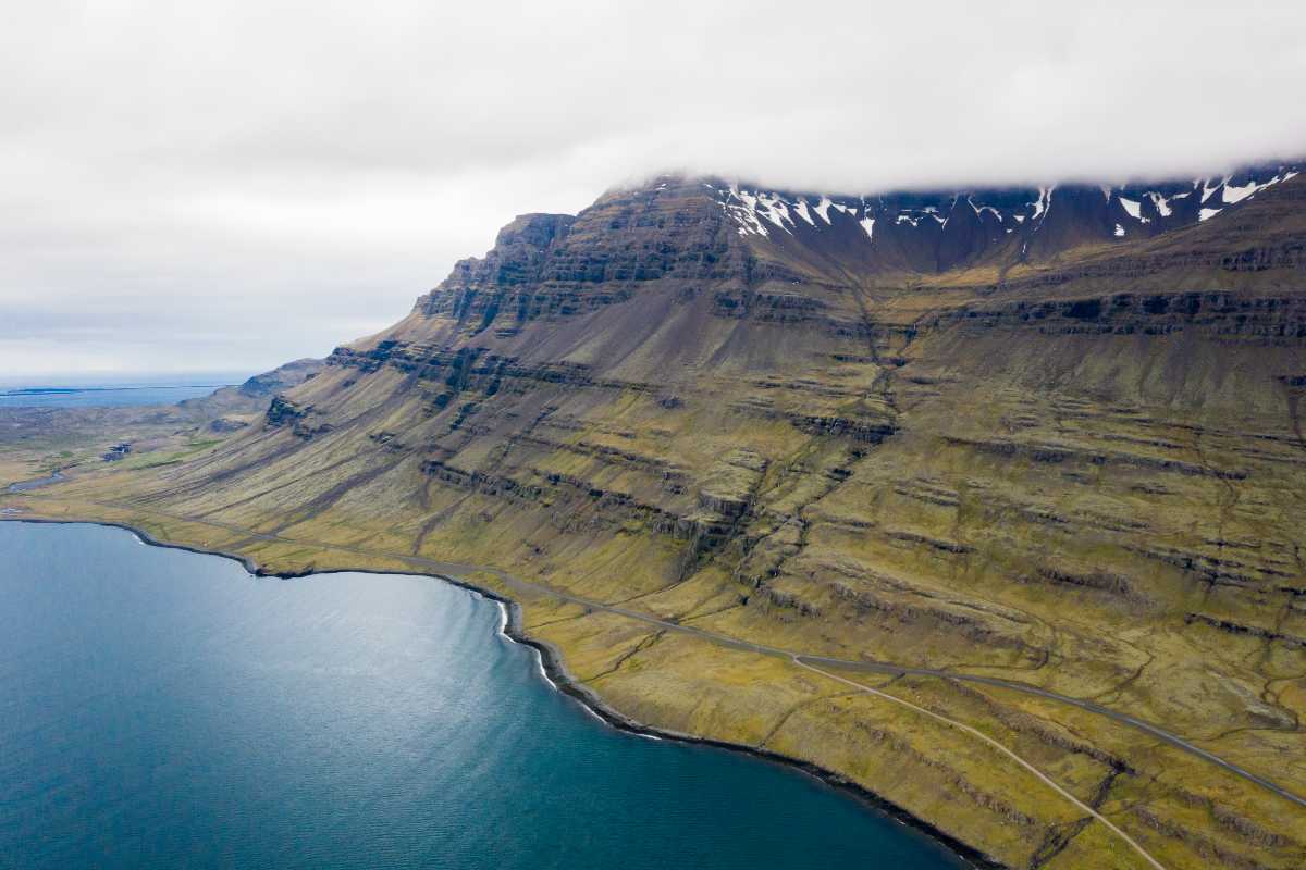 Impressive aerial views of Iceland's Eastfjords