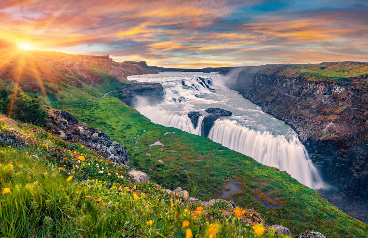 Gullfoss Waterfall