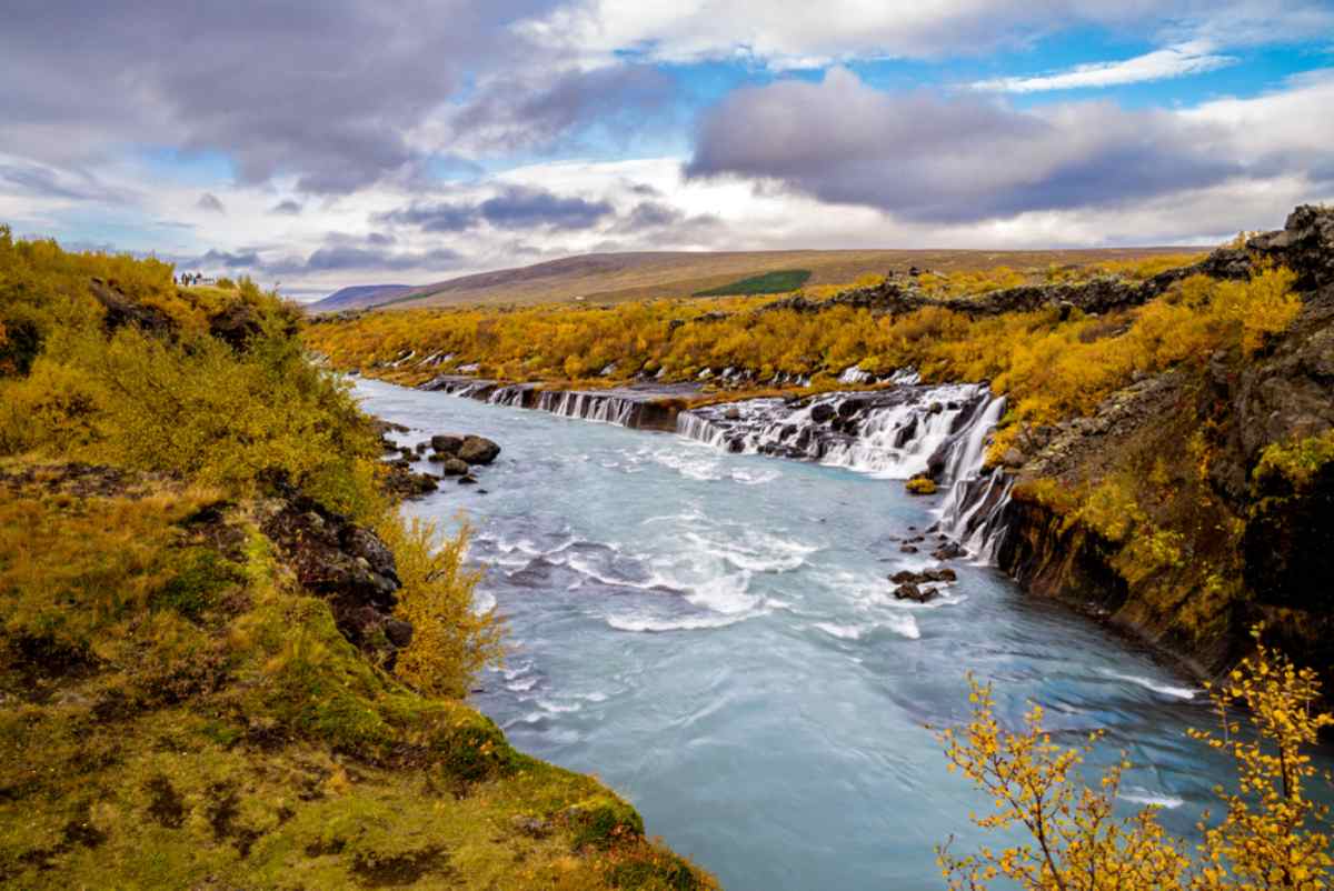 Barnafoss Waterfalls