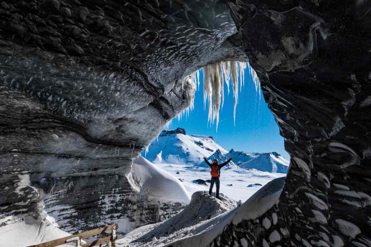 katla ice cave in summer