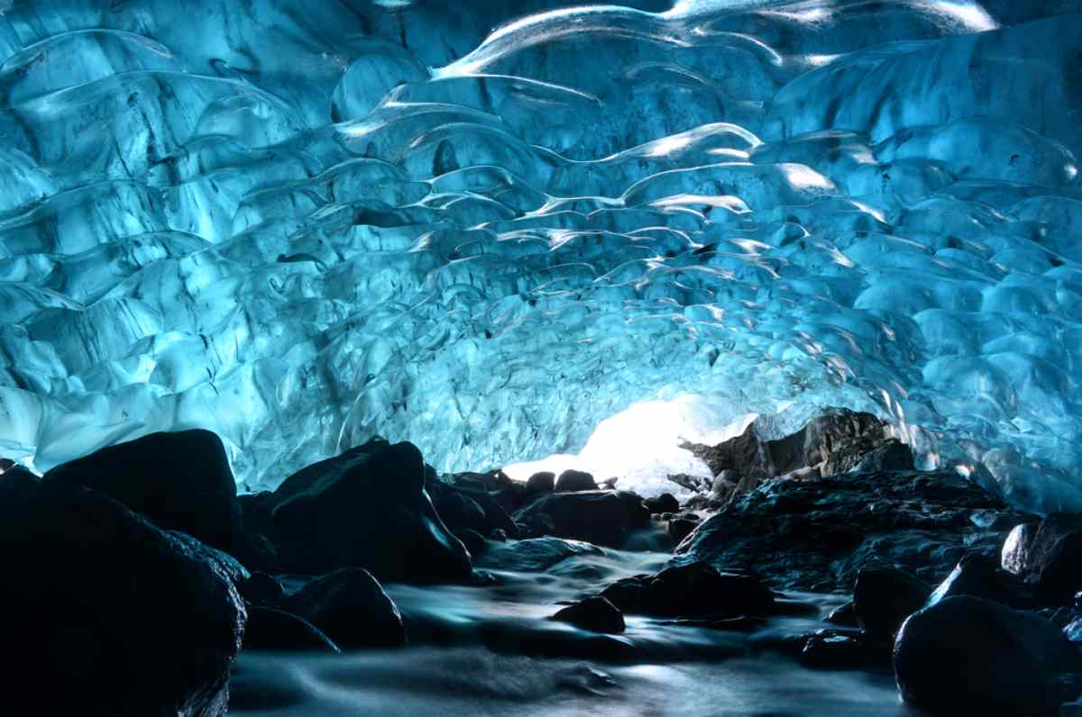Ice caves in Iceland
