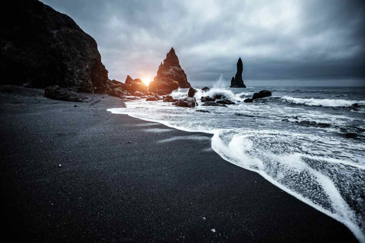 Black beaches, Iceland