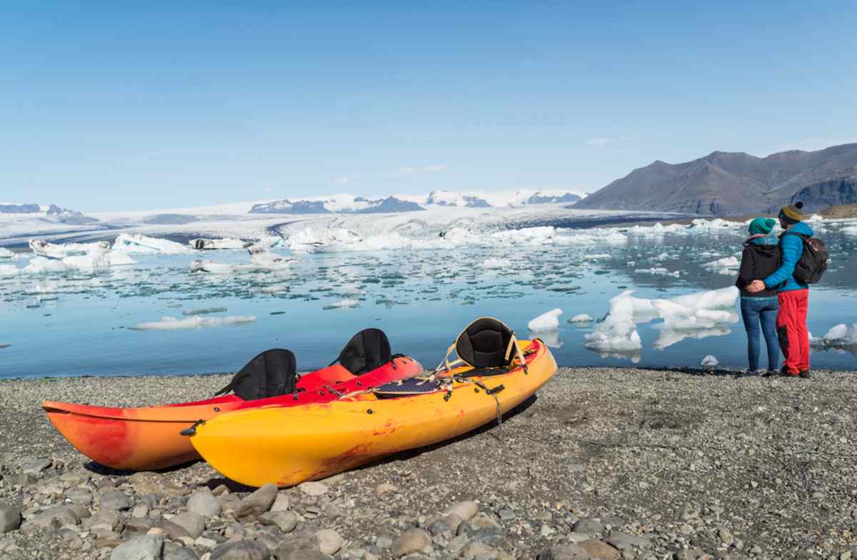 Kayaking in iceland