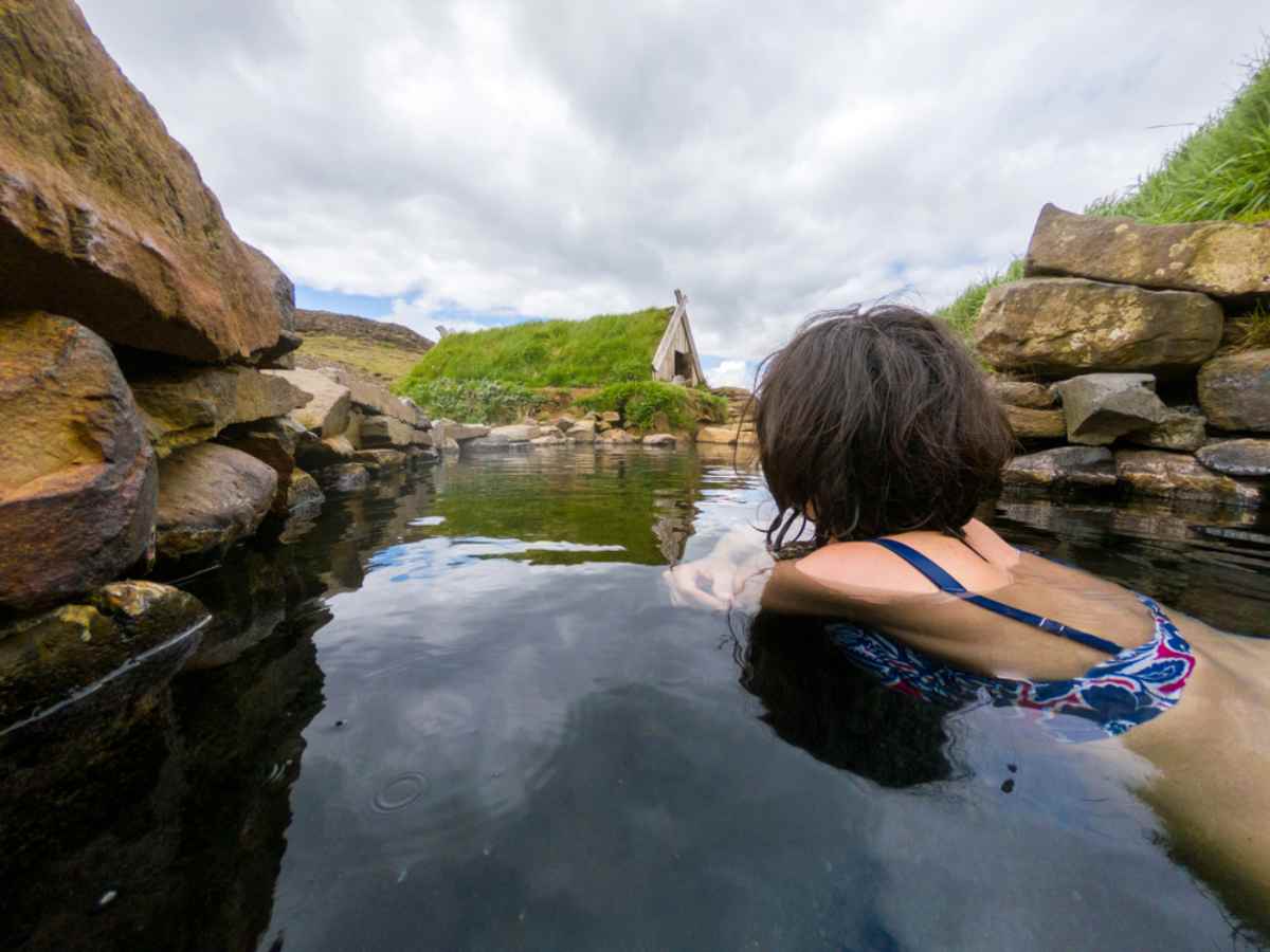Hrunalaug Hot Spring