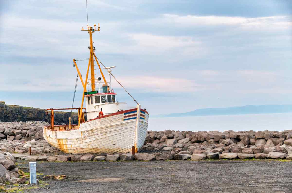 Fishing pier of keflavik