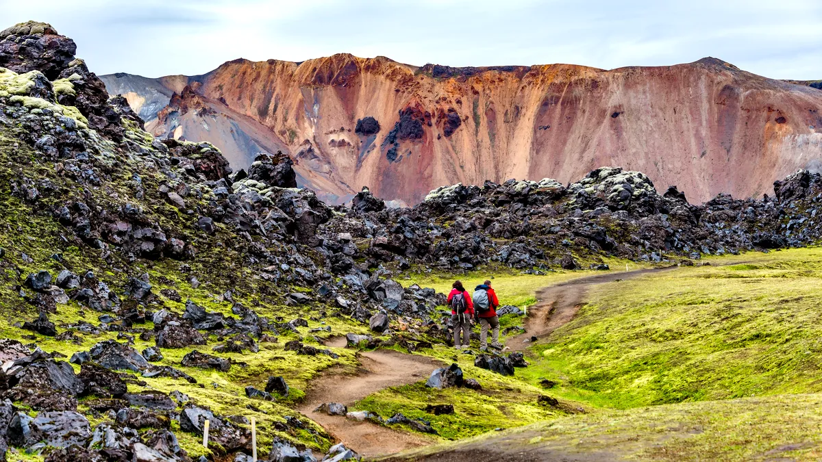 Landmannalaugar hike in september