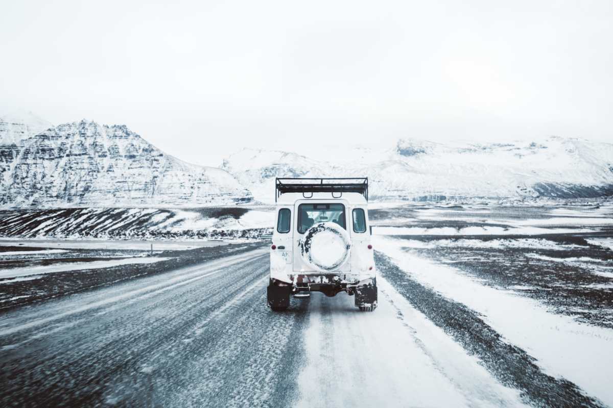 4x4 vehicle for winter in Iceland