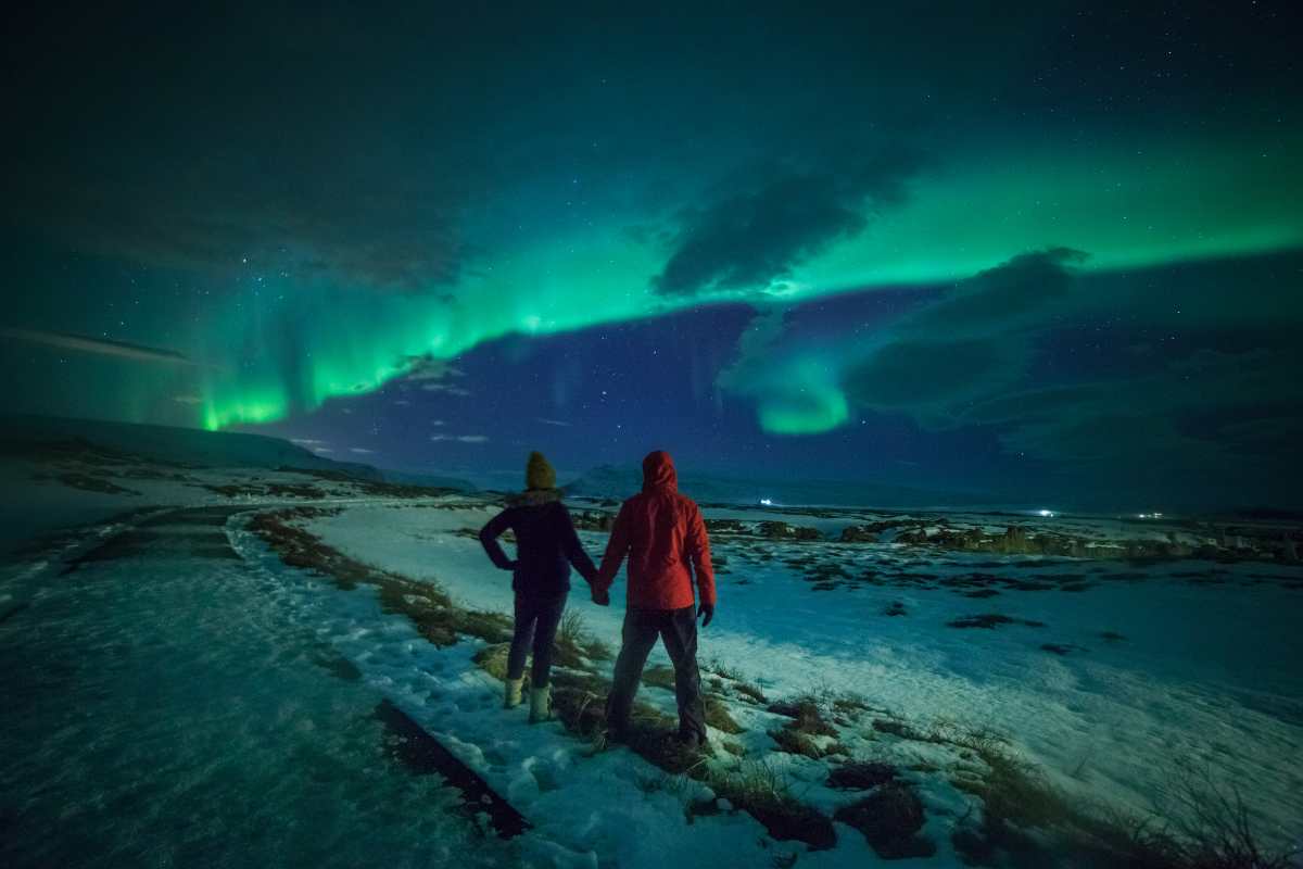 Driving in Iceland in winter