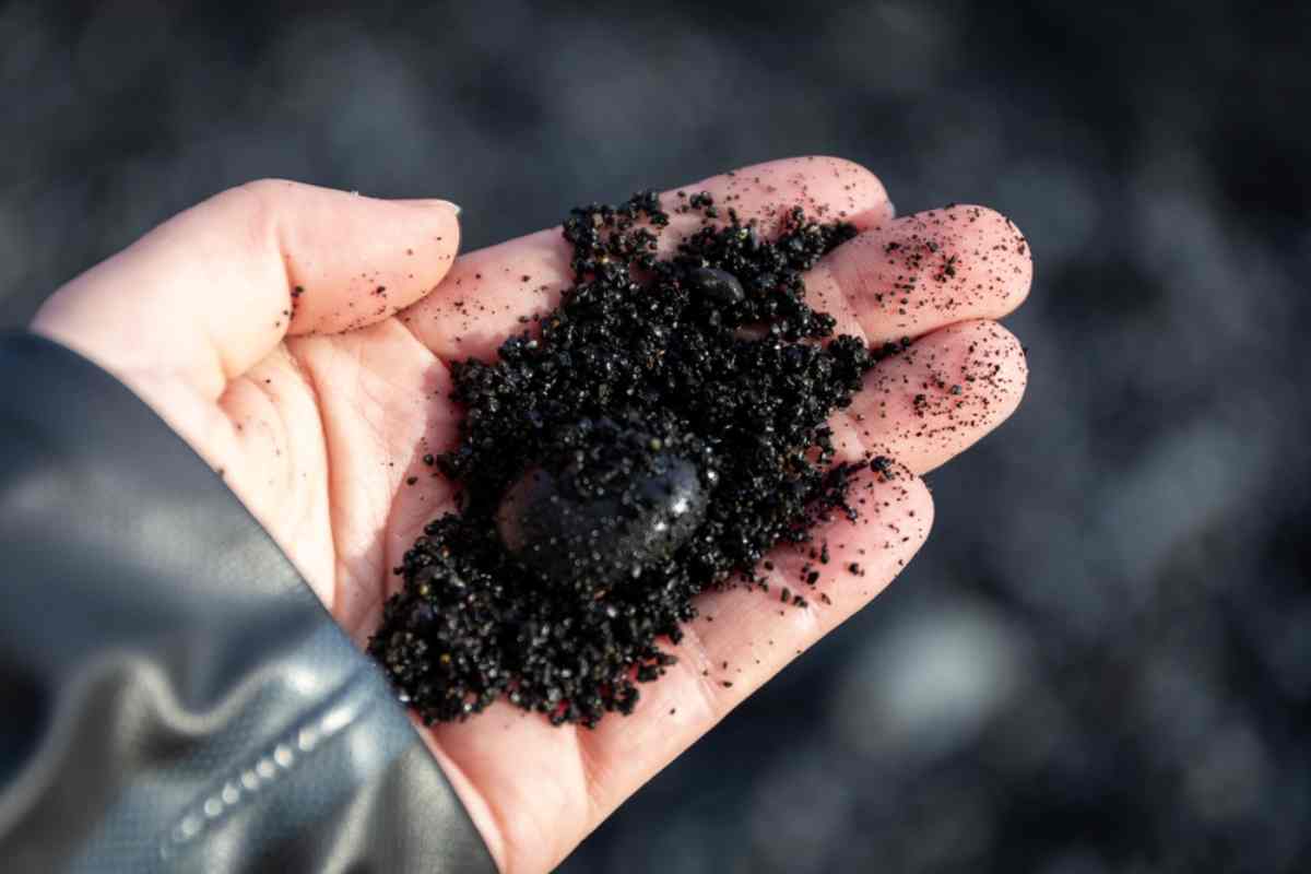 Black sand of Reynisfjara beach