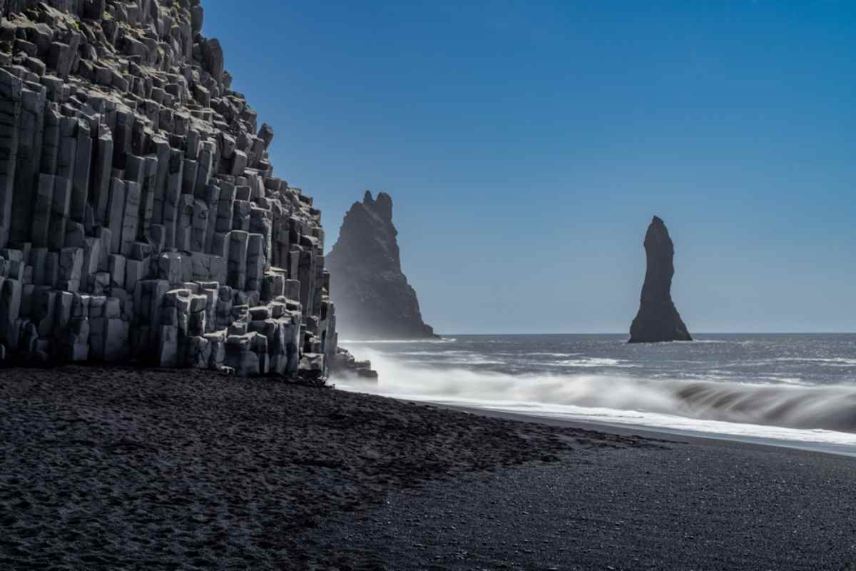 Reynisfjara black beach in Iceland