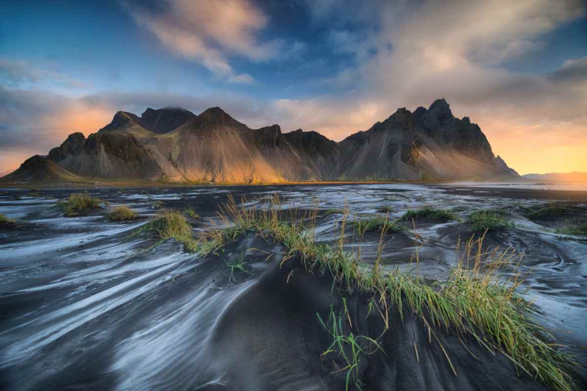 Stokksnes Black Sand Beach