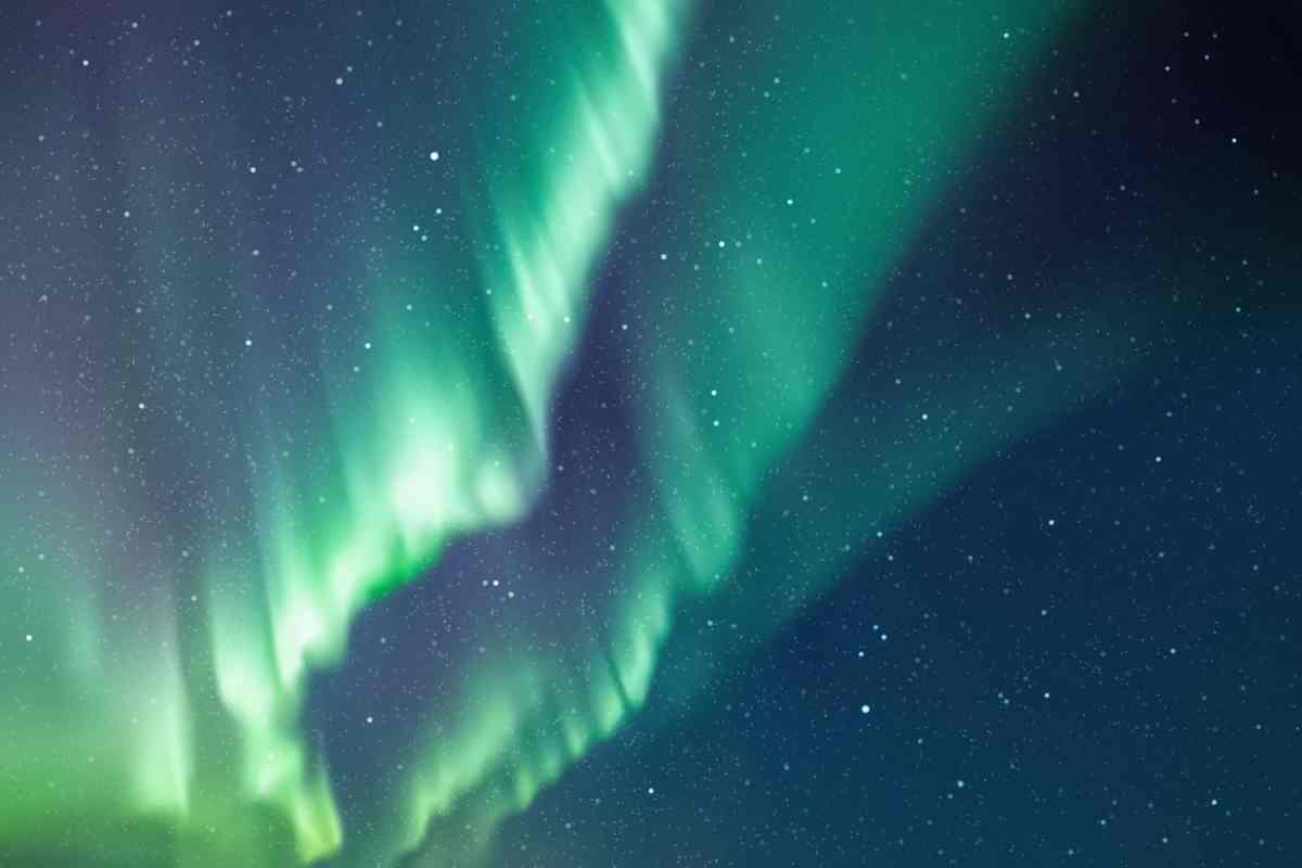 Beautiful night shot of the Northern lights