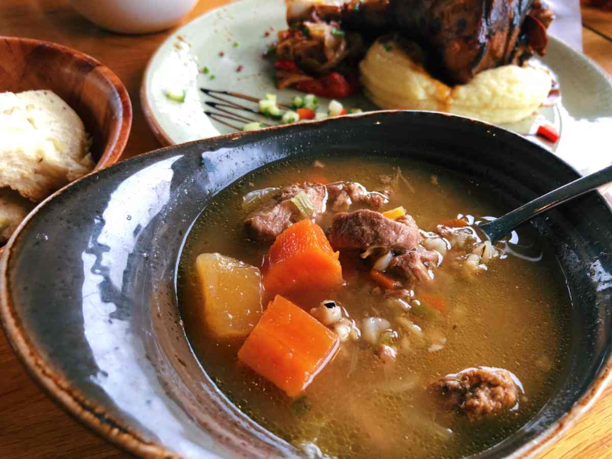 Icelandic lamb soup