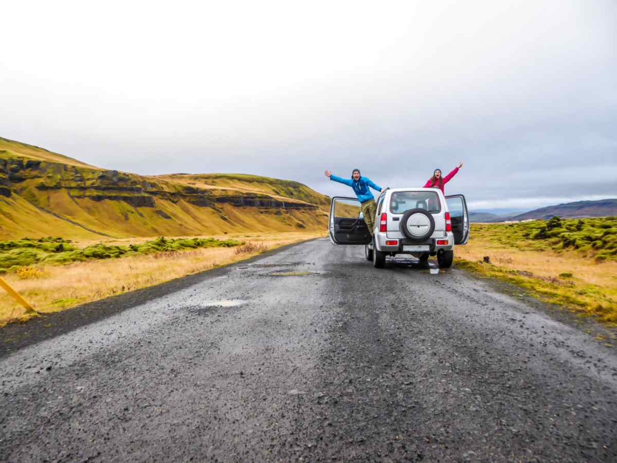 The freedom to take a road trip on your own in record time in Iceland