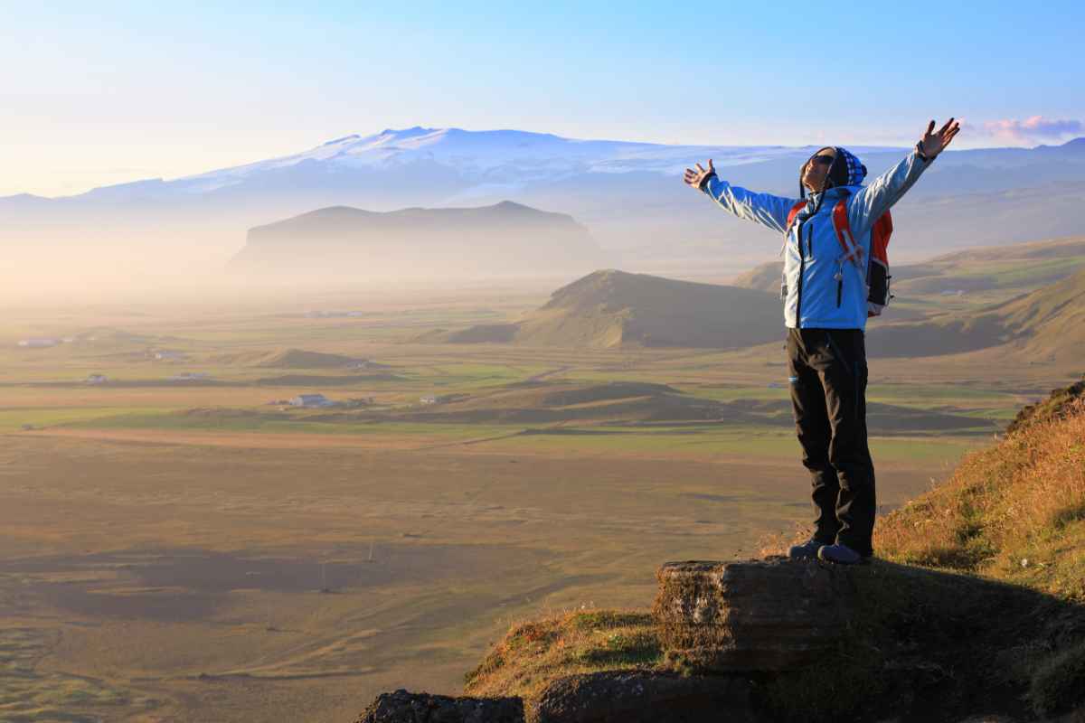 hiking in Iceland