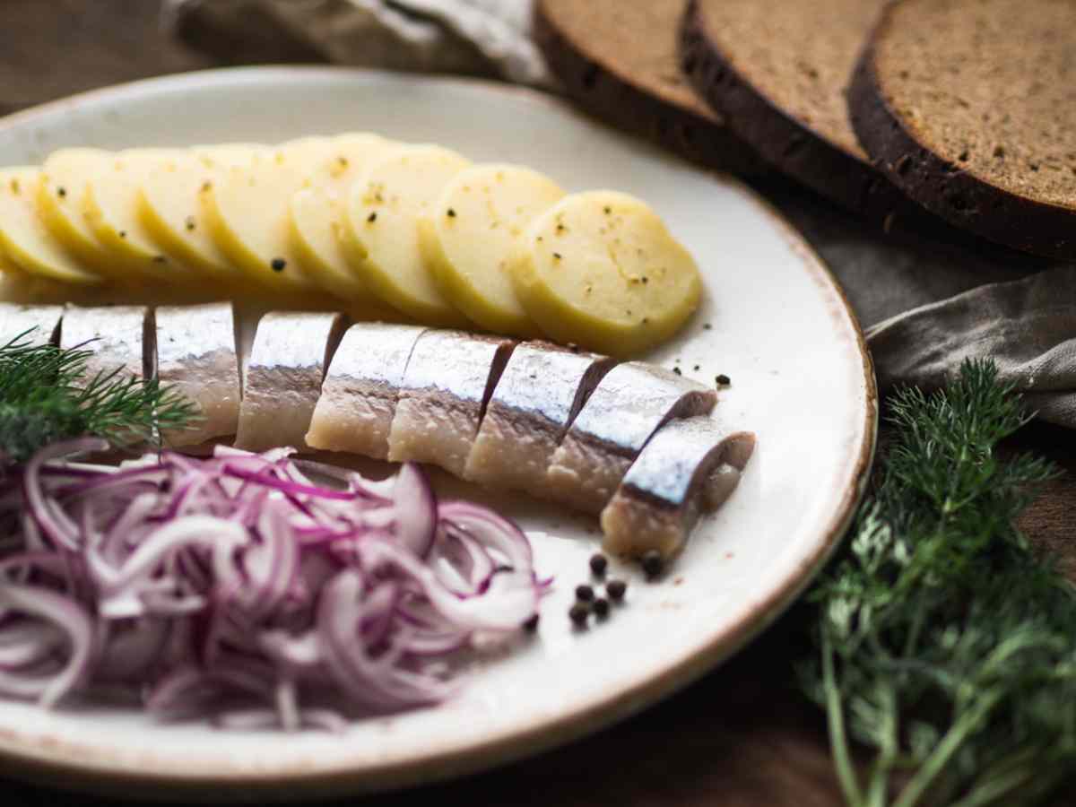 rye bread sliced along with icelandic topings